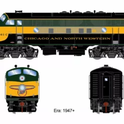 Athearn Genesis ATHG19669, HO Scale EMD F3A, Tsunami2 Sound & DCC, C&NW #4061-C