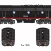 Athearn Genesis ATHG19577, HO Scale EMD F3B, Std. DC, SP Black Widow #8039
