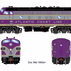 Athearn Genesis ATHG19685, HO Scale EMD F7A, Tsunami2 Sound & DCC, ACL #365