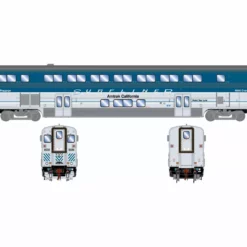 Athearn Genesis ATHG23788 HO Amtrak Surfliner Cab/Baggage/Coach, DCC/Sound/Lights, Point San Luis #6905