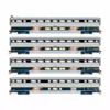 Athearn Genesis ATHG24418 HO M-K California Cars, DCC & Lights, CDTX 4-Pack