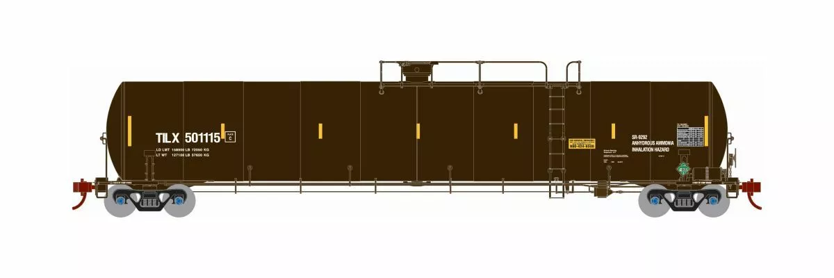 Athearn Genesis ATHGN16900 N 33K Gallon LPG Tank Car, TILX #501115