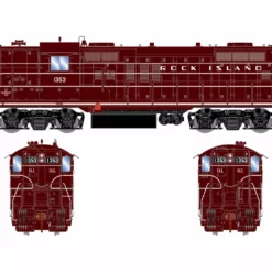 Athearn Genesis ATHG30730 HO EMD GP18, Tsunami2 DCC Sound, Rock Island #1353