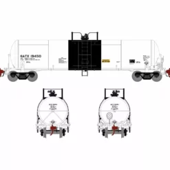 Athearn Genesis ATHG38002 HO 20K Acid Tank Car, GATX Black Band #19450