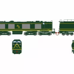 Athearn Genesis ATHG41146 HO GE Gas Turbine, Standard DC, With Tender, GE Demo #102
