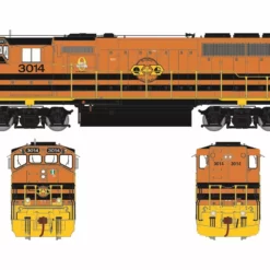 Athearn Genesis ATHG64941 HO EMD GP40-2L, Tsunami2 DCC Sound, Quebec-Gatineau Railway #3014