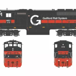 Athearn Genesis ATHG64843 HO EMD GP40-2L, Standard DC, Guilford MEC #510