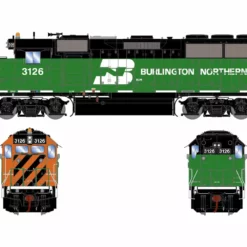 Athearn Genesis ATHG65825 HO EMD GP50, Standard DC, Burlington Northern #3126