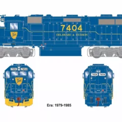 Athearn Genesis ATHG66358, HO Scale EMD GP39-2, Tsunami2 Sound & DCC, D&H #7404
