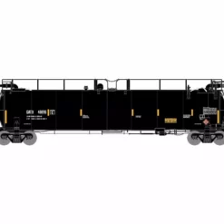 Athearn Genesis ATHG67923 HO TankTrain, Intermediate Single Car, GATX Yellow Stripe #48616