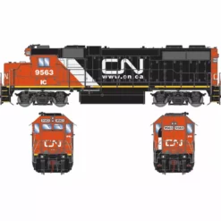 Athearn Genesis ATHG68755 HO EMD GP38-2, Standard DC, Canadian National #9574
