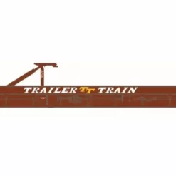 Athearn ATH14343 N F89-F TOFC Flat Car, TTX Brown #152206