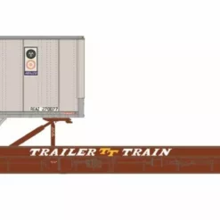 Athearn Genesis ATHG69605 HO F89-F TOFC Flat Car With 40ft Realco Trailer, TTX #152199