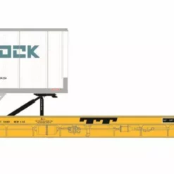 Athearn ATH14357 N F89-F TOFC Flat Car With 40ft RIZ Trailer, TTX #153958