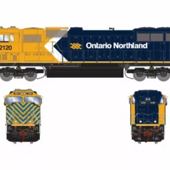Athearn Genesis ATHG71125 HO EMD SD70M, Standard DC, Ontario Northland #2120
