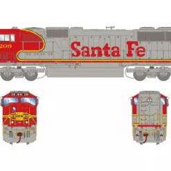 Athearn Genesis ATHG71229 HO EMD SD75M, Tsunami2 DCC Sound, Santa Fe #245