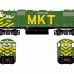 Athearn Genesis ATHG71724 HO EMD GP38-2, Standard DC, Missouri Kansas Texas #318