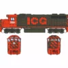 Athearn Genesis ATHG71706 HO EMD GP38-2, Standard DC, Illinois Central Gulf #9568