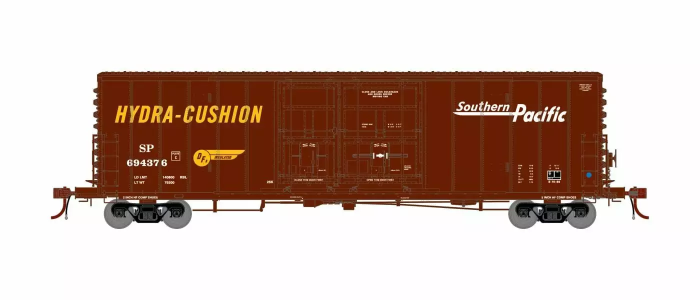 Athearn Genesis ATHG73014 HO 50ft PC&F Boxcar, Southern Pacific #694507