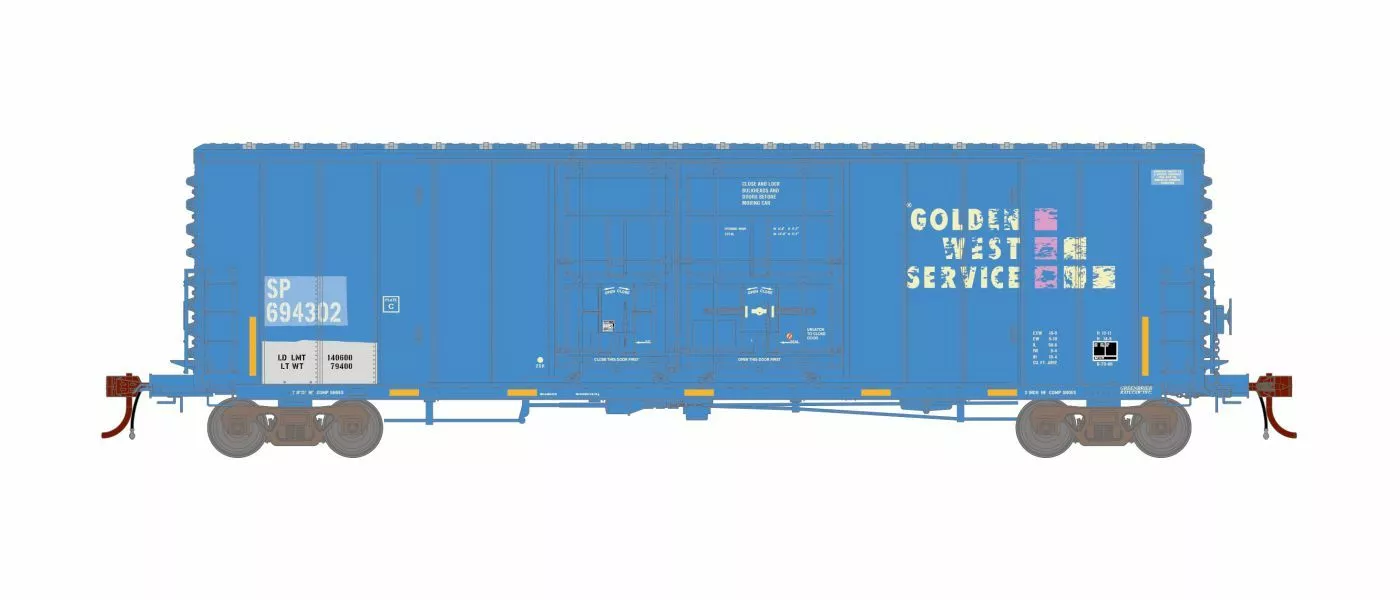 Athearn Genesis ATHG73022 HO 50ft PC&F Boxcar, Southern Pacific #694302