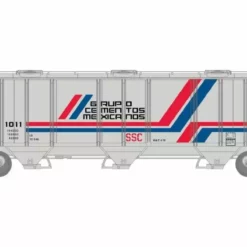 Athearn Genesis ATHG73618 HO PS-2 2893 3-Bay Covered Hopper, MCDX #1011