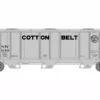 Athearn Genesis ATHG73628 HO PS-2 2893 3-Bay Covered Hopper, Cotton Belt #76098