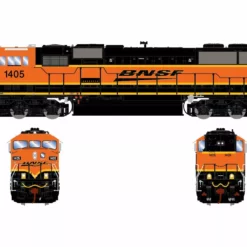 Athearn Genesis 2.0 ATHG75626 HO EMD SD60M-3 Tri-Clops, Tsunami2 DCC Sound, BNSF #1405