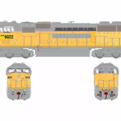 Athearn Genesis 2.0 ATHG75529 HO EMD SD60M Tri-Clops, Standard DC, Ex-UP WAMX #6022