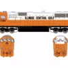 Athearn Genesis ATHG75831 HO EMD SD70, Tsunami2 DCC Sound, Illinois Central Gulf #7200