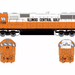 Athearn Genesis ATHG75831 HO EMD SD70, Tsunami2 DCC Sound, Illinois Central Gulf #7200