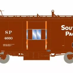 Athearn Genesis ATHG78392 HO ICC BW Caboose, DCC Sound & Lights, Southern Pacific #4660