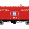 Athearn Genesis ATHG78600 HO ICC BW Caboose, DCC & Lights, Western Pacific #485