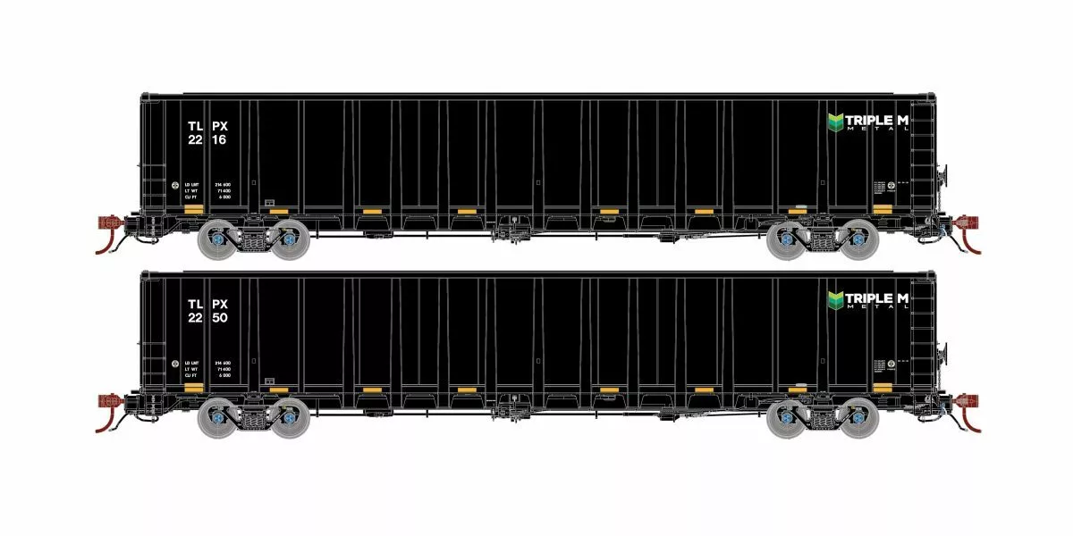 Athearn Genesis ATHG78613 HO NSC 6000 Gondola With Load, TLPX 2-Pack #2