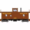 Athearn Genesis ATHG79140 HO ICC Caboose, DCC & Lights, Western Pacific #490