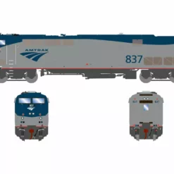 Athearn Genesis ATHG82381 HO GE P40DC, Tsunami2 DCC Sound, Amtrak Phase V #837