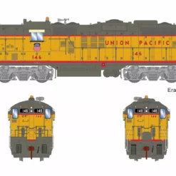 Athearn Genesis ATHG82722 HO EMD GP9, Standard DC, Union Pacific #146
