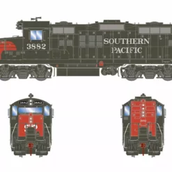 Athearn Genesis ATHG82827 HO EMD GP9E, Tsunami2 DCC Sound, Southern Pacific #3882