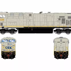 Athearn Genesis ATHG83090 HO GE ES44DC, Standard DC, CSX Primer #5228