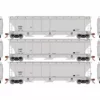 Athearn Genesis ATHG97146 HO Trinity 5161 3-Bay Covered Hopper, CAGX 3-Pack #2