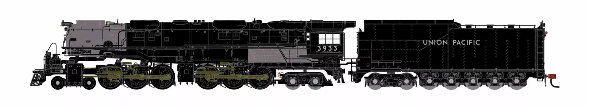 Athearn ATH25742 N 4-6-6-4 Challenger, Tsunami2 DCC Sound, Union Pacific #3933
