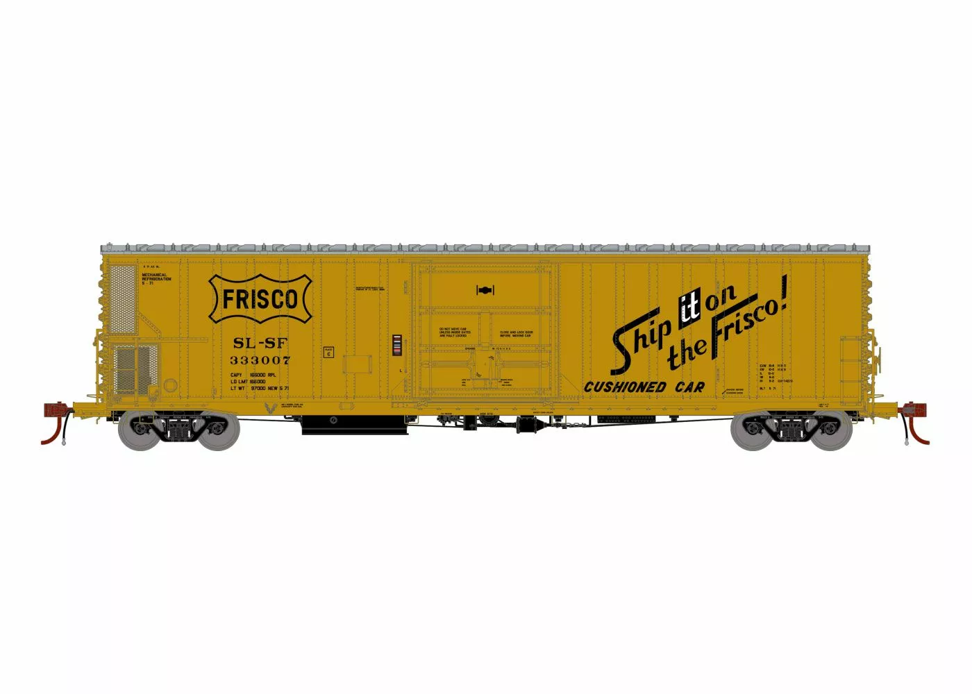 Athearn ATH24614 N FGE 57ft Mechanical Reefer, SLSF #333007