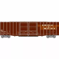 Athearn ATH6711 N 60ft PS Auto Box, Norfolk & Western #600429