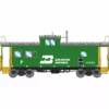 Athearn Genesis ATHG78363 HO ICC Caboose, DCC Sound & Lights, Burlington Northern #10099